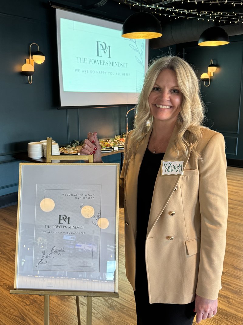 Kristen Powers at The Powers Mindset event